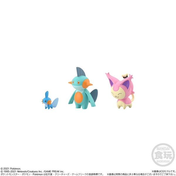 Mizugorou, Pocket Monsters, Bandai, Trading, 1/20