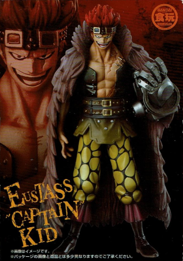 Eustass Kid, One Piece, Bandai, 7-Eleven, Trading