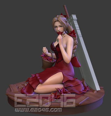 Aerith Gainsborough, Final Fantasy VII Remake, E2046, Garage Kit, 1/6