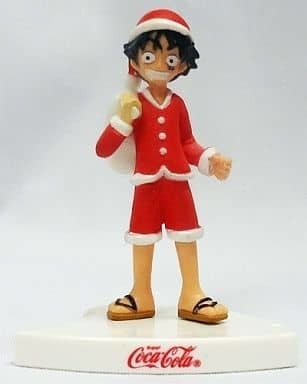 Monkey D. Luffy (Happy Birthday Chopper Christmas), One Piece, Bandai, Coca-Cola, Trading