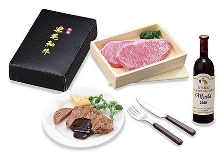 Wagyu Beef And Wine, Re-Ment, Trading, 4521121506289