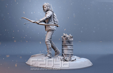 Ellie Williams, The Last Of Us, E2046, Garage Kit, 1/8