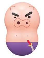 Buriburi Zaemon, Crayon Shin-chan, Bandai, Trading