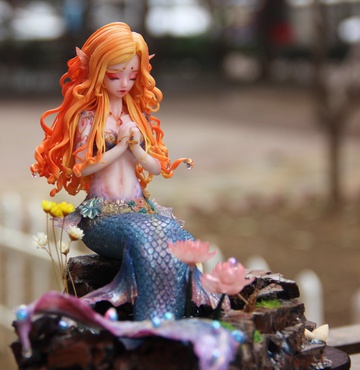 Little Mermaid, Original Character, Individual sculptor, Garage Kit