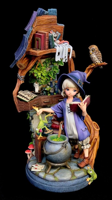 Witch, Original Character, Individual sculptor, Garage Kit