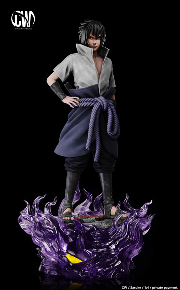 Sasuke Uchiha (Sasuke 1/4), Naruto: Shippuuden, Individual Sculptor, Pre-Painted, 1/4