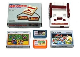 Nintendo Famicom & Cassette in Box Set [197870], Devil World, Mario Bros., Banpresto, Trading