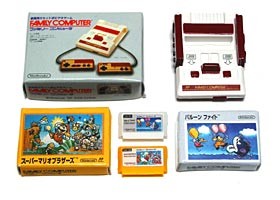Nintendo Famicom & Cassette in Box Set [197871], Balloon Fight, Super Mario Brothers, Banpresto, Trading