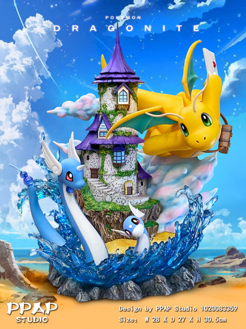 Dragonair, Dragonite, Dratini (Dragonite), Pokemon, Individual Sculptor, Pre-Painted