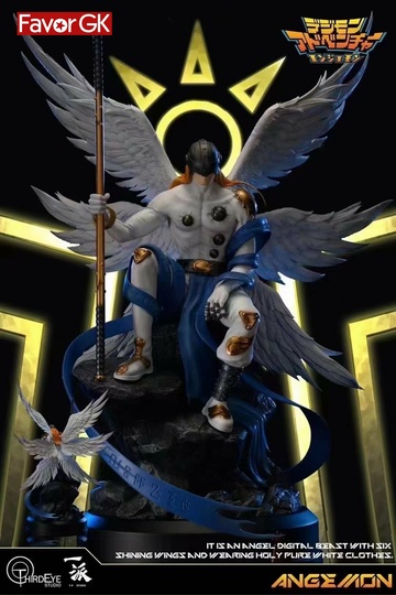 Angemon, Digimon: Digital Monsters, Individual Sculptor, Pre-Painted