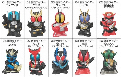 Kamen Rider Diend, Kamen Rider Decade, Bandai, Trading