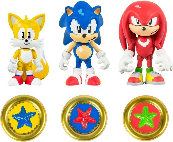 Knuckles the Echidna (Classic Knuckles, Pixelated), Sonic The Hedgehog, Tomy USA, Trading