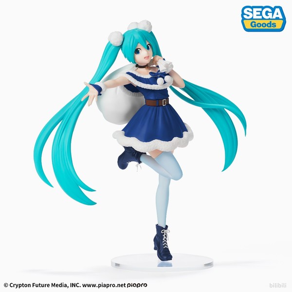 Hatsune Miku (Christmas Style 2020, Blue), Vocaloid, SEGA, Pre-Painted