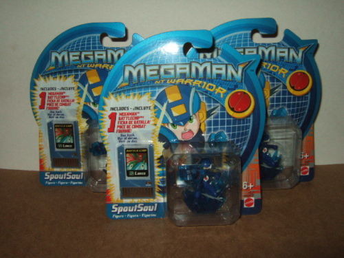 Rockman.EXE (MegaMan NT Warrior - SpoutSoul in Capsule Action Figure with BattleChip), Battle Network Rockman EXE, Rockman.exe, Rockman.EXE Axess, Mattel, Trading