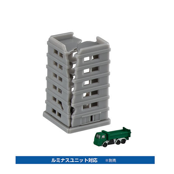 Demolished Building A + Truck, Bandai, Trading, 4549660291633