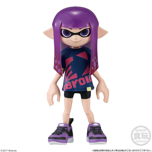 Inkling (Girl, Neon Purple), Splatoon 2, Bandai, Trading