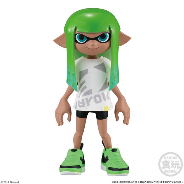 Inkling (Girl, Neon Green), Splatoon 2, Bandai, Trading