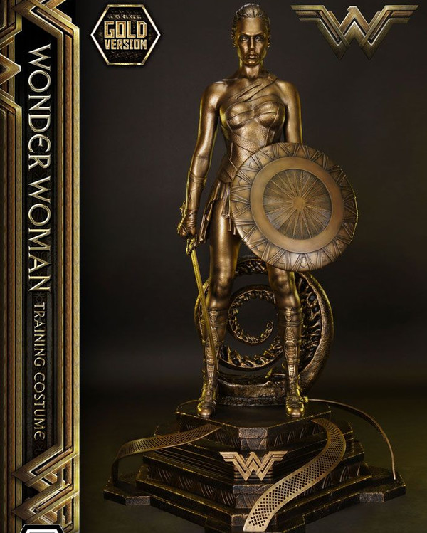 Wonder Woman (Training Costume, Gold), Wonder Woman (2017), Prime 1 Studio, Pre-Painted, 1/3