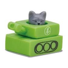 Cat and Cardboard Tank, Miniature [4905040613677] (Black Cat and Carboard Tank (Tea)), Epoch, Trading, 4905040613677