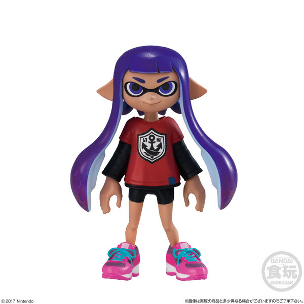 Inkling (Girl, Bright Blue), Splatoon 2, Bandai, Trading