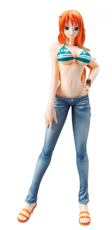 Nami, One Piece, MegaHouse, Pre-Painted, 1/8