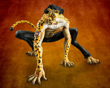 Rob Lucci, One Piece, MegaHouse, Pre-Painted, 1/8
