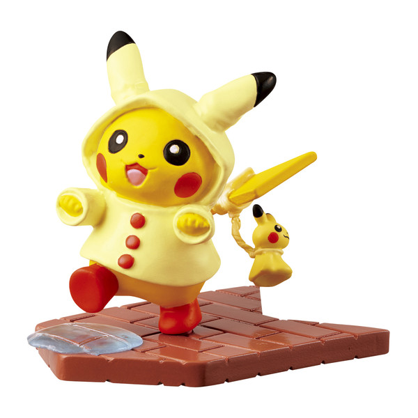 Pikachu (Raincoat), Pocket Monsters, Re-Ment, Pokémon Center, Trading