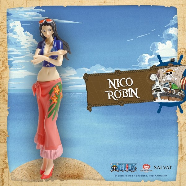 Nico Robin, One Piece, Estudio Fénix, Hachette Collections, Editorial Salvat, Trading