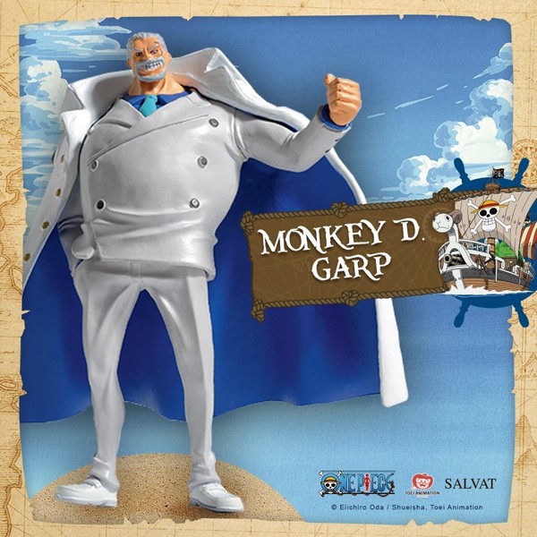 Monkey D. Garp, One Piece, Estudio Fénix, Hachette Collections, Editorial Salvat, Trading