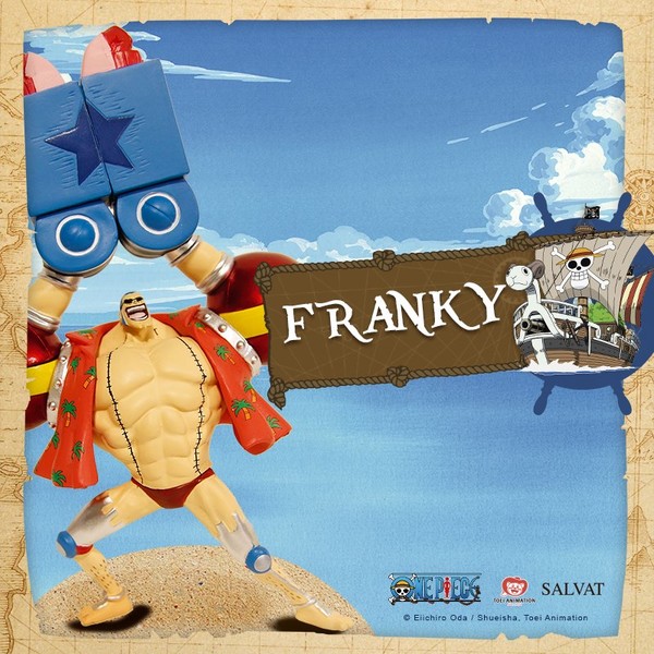 Franky, One Piece, Estudio Fénix, Hachette Collections, Editorial Salvat, Trading