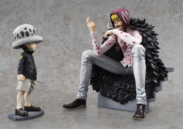 Law Trafalgar, Rocinante Donquixote (Corazon & Trafalgar Law), One Piece, MegaHouse, Pre-Painted, 1/8