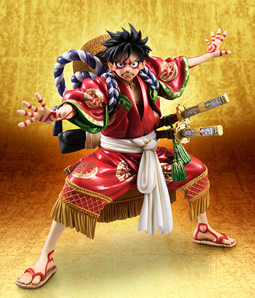 Luffy Monkey D. (Monkey D. Luffy), One Piece, MegaHouse, Pre-Painted, 1/8
