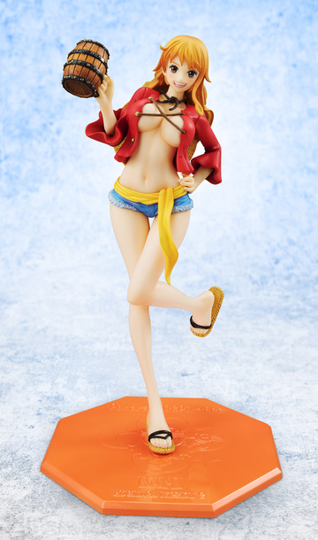 Nami (MUGIWARA 2 KANPAI!!), One Piece, MegaHouse, Pre-Painted, 1/8