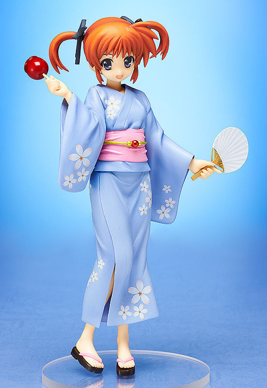 Takamachi Nanoha (Yukata), Mahou Shoujo Lyrical Nanoha The Movie 2nd A's, FREEing, Pre-Painted, 1/8, 4571245295316