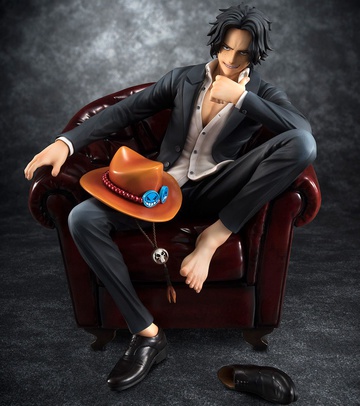 Ace Portgas D. (Portgas D. Ace), One Piece, MegaHouse, Pre-Painted, 1/8