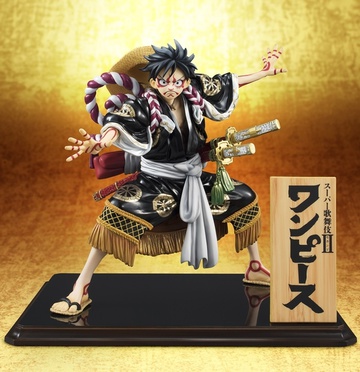 Luffy Monkey D. (Monkey D. Luffy Saien), One Piece, MegaHouse, Pre-Painted, 1/8