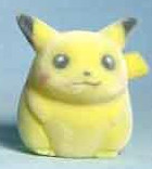 Pikachu (Flocked), Pocket Monsters, Bandai, Trading