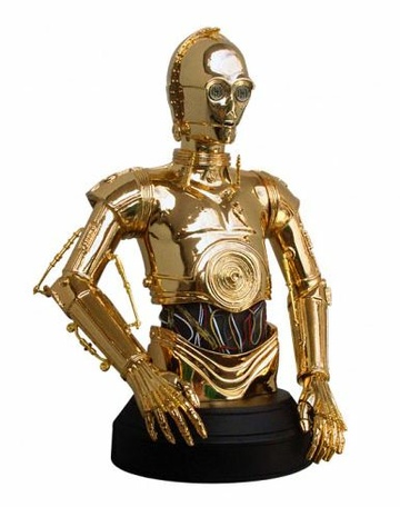 C-3PO (Mini Bust), Star Wars Episode IV: A New Hope, Gentle Giant, Pre-Painted, 1/6