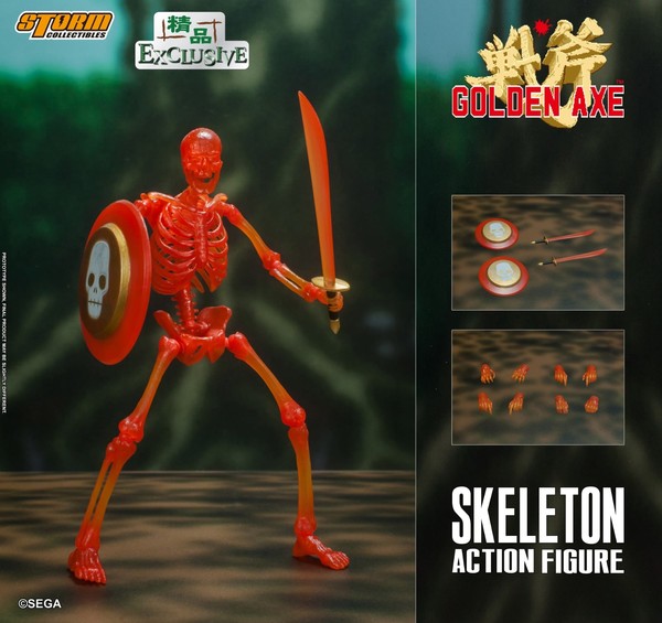 Skeleton (Red), Golden Axe, Storm Collectibles, Action/Dolls, 1/12
