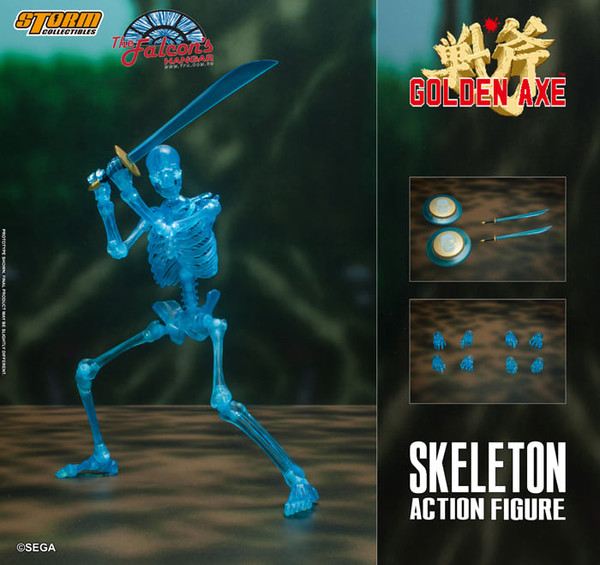 Skeleton (Blue), Golden Axe, Storm Collectibles, Action/Dolls, 1/12