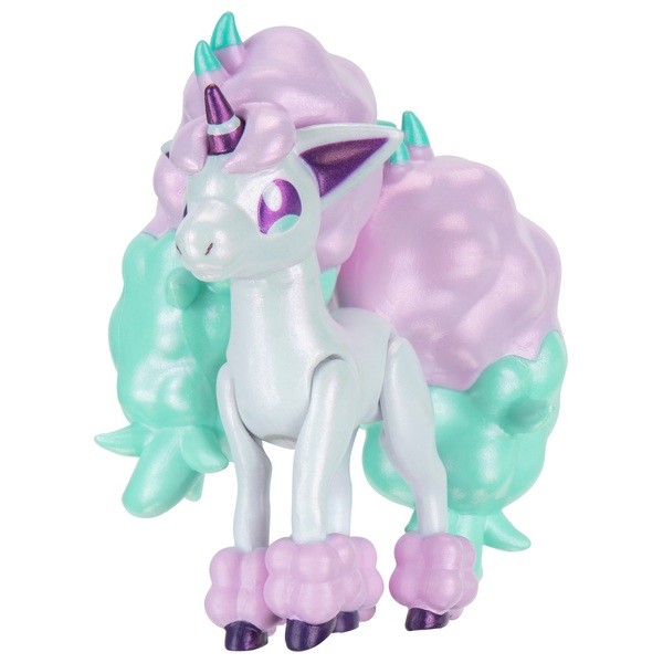Ponyta (Galar Form, Pearlescent), Pocket Monsters, Jazwares, Wicked Cool Toys, Action/Dolls