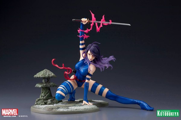 Psylocke (Classic X-Men Era, BLUE OUTFIT), X-Men, Kotobukiya, Pre-Painted, 1/7