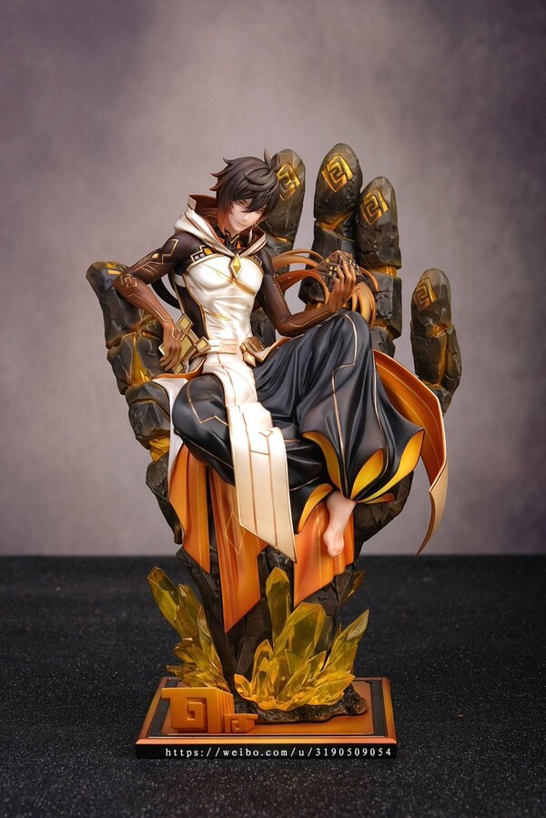 Zhongli (Chenshi Ke Fu), Genshin Impact, Yu Long Shaonu Menshen, Garage Kit, 1/7