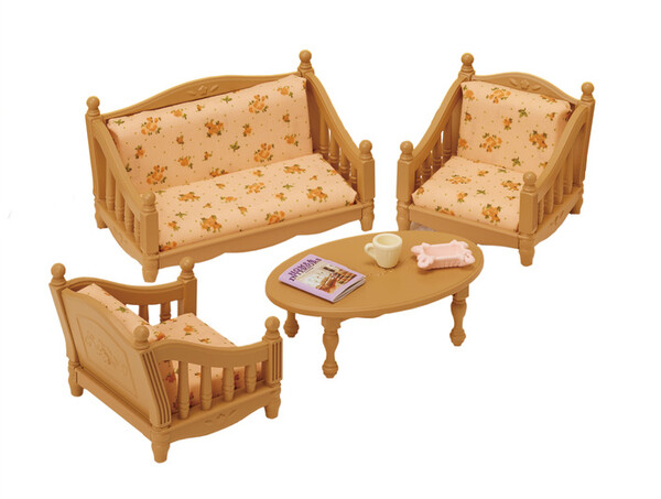 Sofa, Arm Chair Set, Sylvanian Families, Epoch, Accessories, 4905040287908