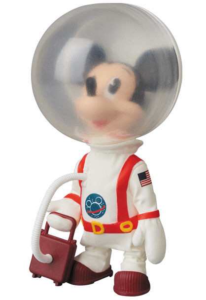 Mickey Mouse (Astronaut, Vintage Toy), Disney, Medicom Toy, Pre-Painted