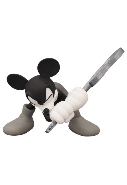Mickey Mouse (Guitar, Black and White), Disney, Medicom Toy, Project 1/6, Roen, Pre-Painted