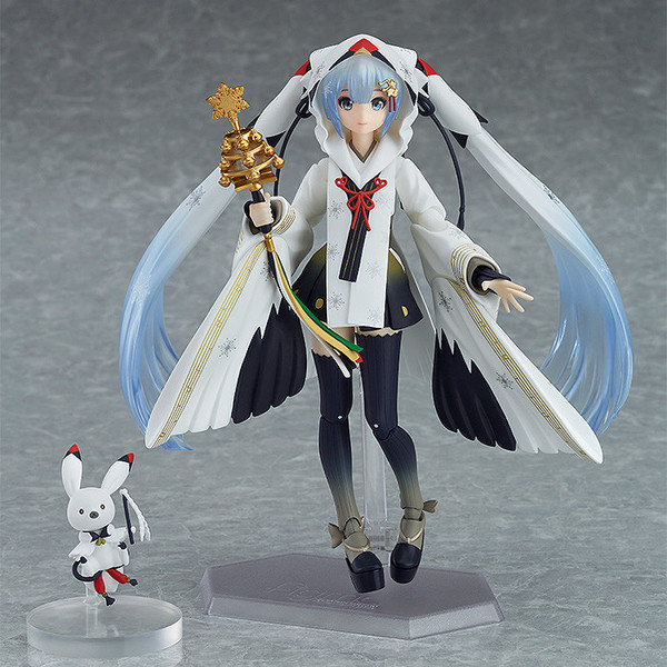 Hatsune Miku, Rabbit Yukine (Snow 2018, Crane Priestess), Vocaloid, Max Factory, Action/Dolls