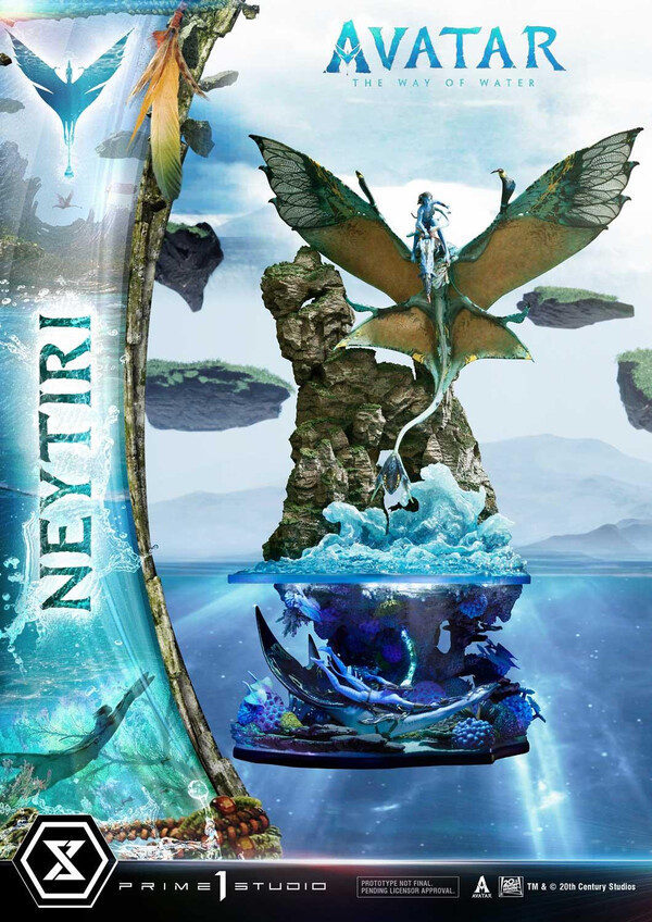 Ilu, Lo'ak, Mountain Banshee, Neytiri, Avatar: The Way Of Water, Prime 1 Studio, Pre-Painted