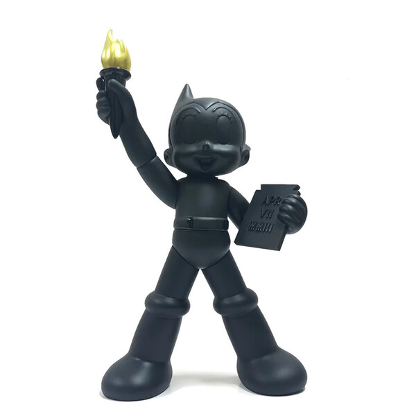 Atom (Statue of Liberty, Black), Tetsuwan Atom, Toy Qube, Pre-Painted