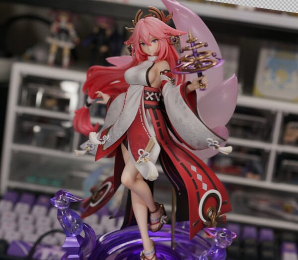 Yae Miko, Genshin Impact, Awaken Association, Garage Kit